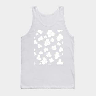 Happy Little Clouds Pattern Tank Top